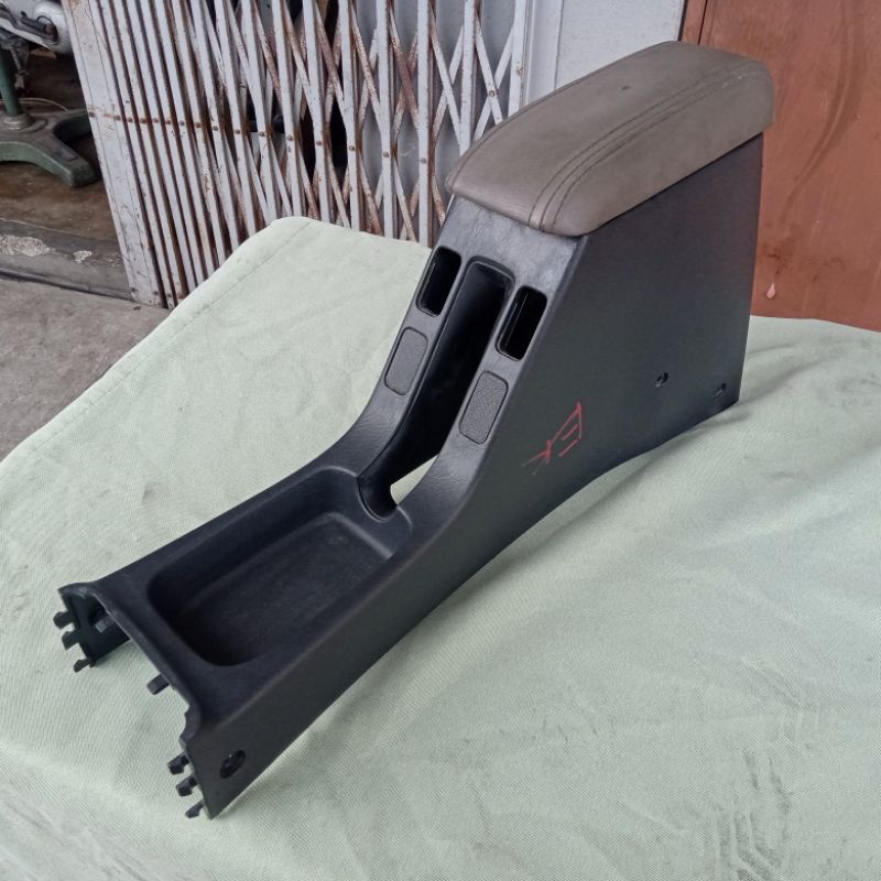 Honda Civic EJ EK SO3 SO4 armrest kelabu penutup kulit/ leather lid
