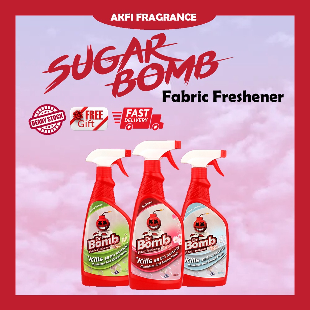 Original Sugarbomb Fabric Freshener Pewangi Fabrik dan Pakaian Shopee