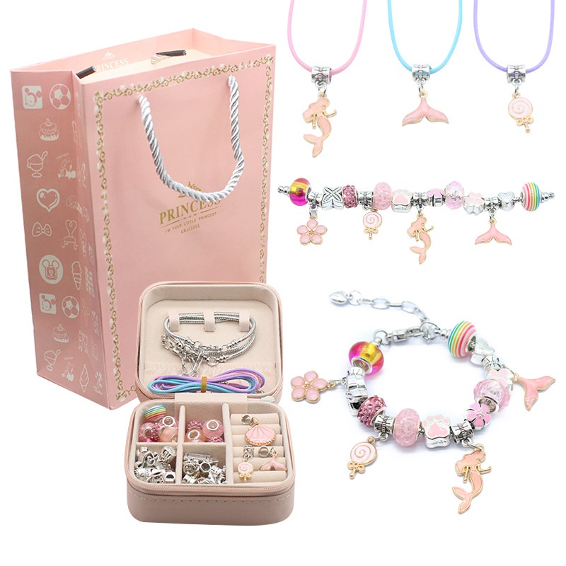 Bracelet Making Kit Creative Diy Bead Bracelet Handmade Crystal Jewelry Bracelet Gift Box Set