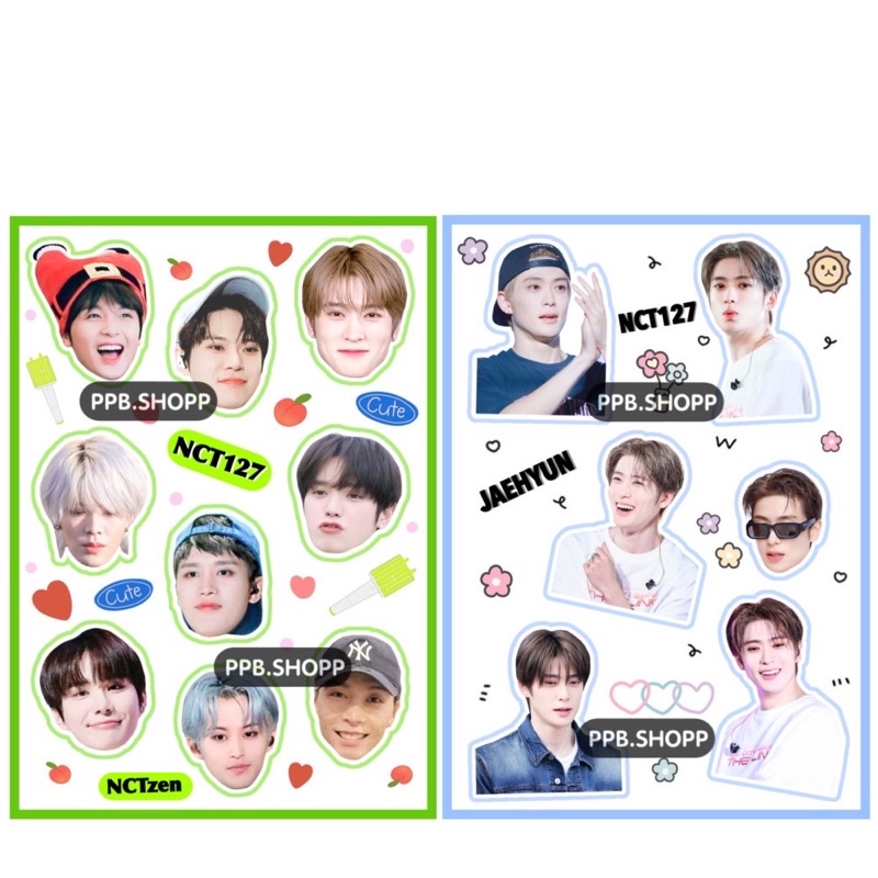 (Delivery In 2-3 Days Can Be Mixed) No Die Cut Sticker Nct One Two Seven Waterproof Read Before Order.