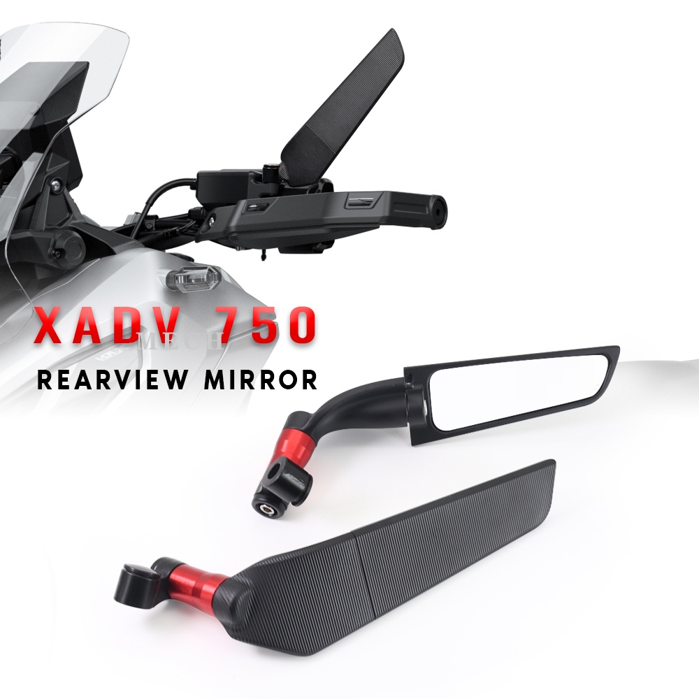 fixed wind wing motorcycle Rotating rearview mirror FOR HONDA XADV750 X