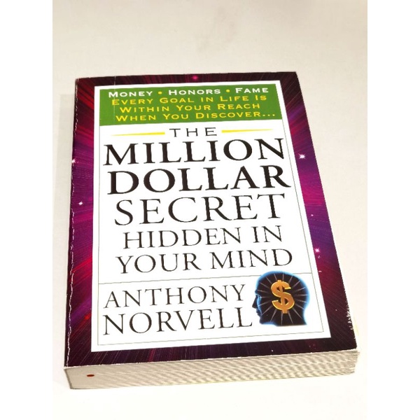 The Million Dollar Secret Hidden In Your Mind Book By Anthony Norvell