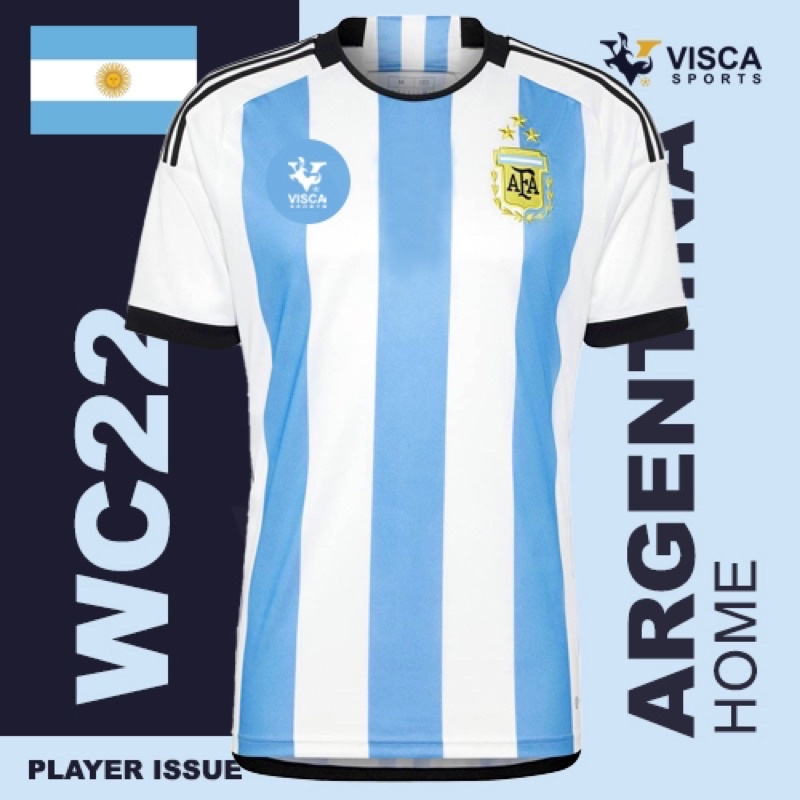 Argentina 22/23 Away Long Sleeve Men Soccer Jersey - Zorrojersey-  Professional Custom Soccer Jersey Online Store