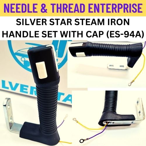 (READY STOCK) SILVER STAR STEAM IRON HANDLE SET WITH CAP (ES94A