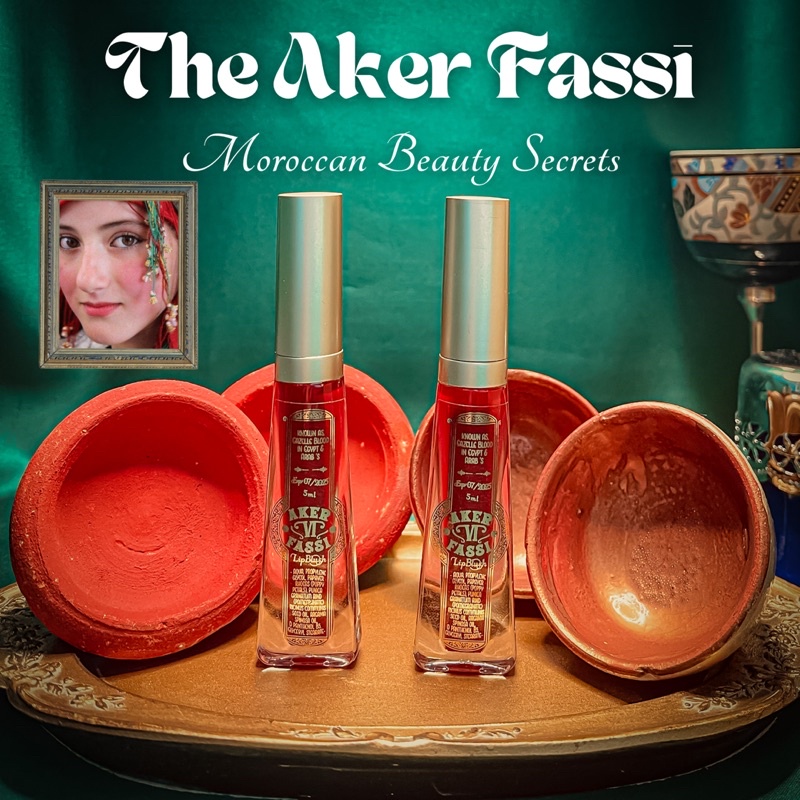 Aker Fassi Vegan Moroccan Blusher Lipstick Lipcare too Shopee