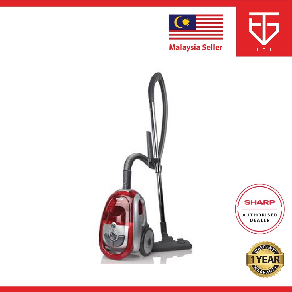 Sharp 2000W Bagless Vacuum Cleaner ECLS20R Shopee Malaysia