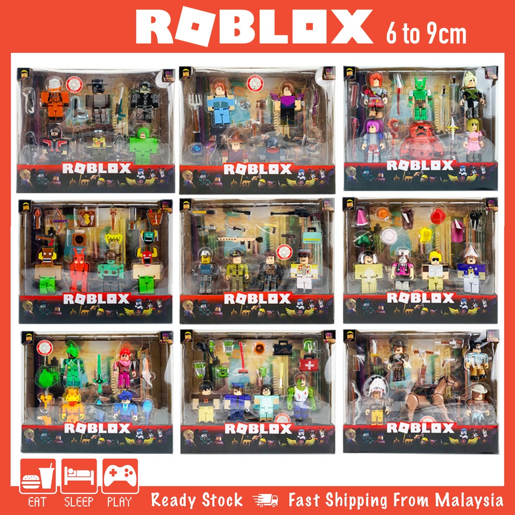 NEW Virtual World Roblox Figure Miniature Block Minecraft Survival Game ...