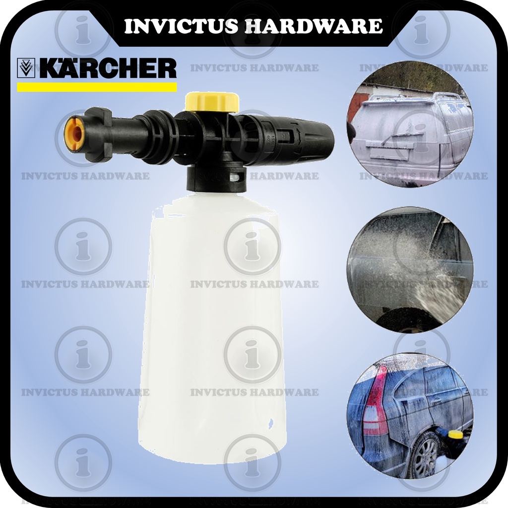 KARCHER 750ML HIGH PRESSURE WASHER SOAP BOTTLE SNOW FOAM LANCE NOZZLE