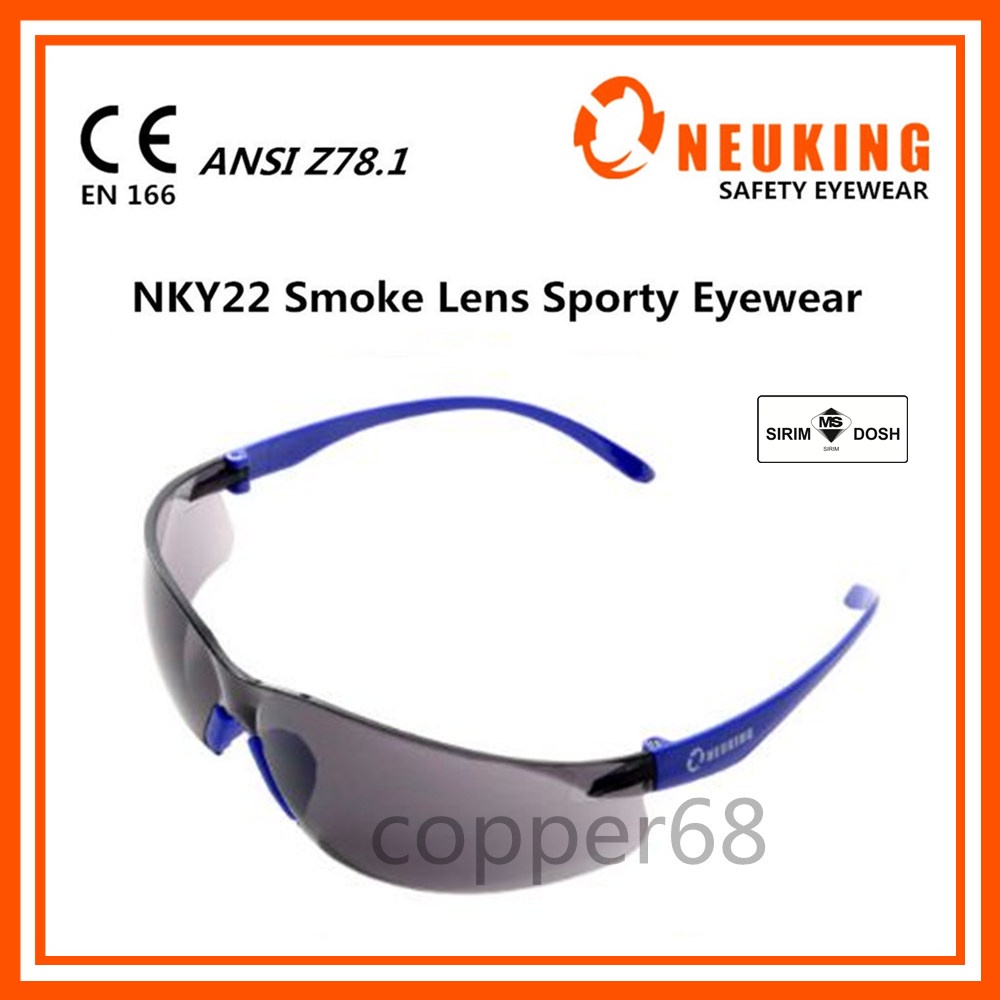 Neuking NKY22SBSB Smoke Grey Lens Safety Eyewear Sunglasses