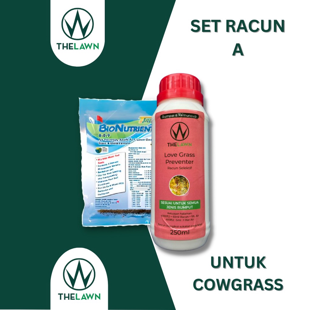 Set Racun Rumput Cowgrass Racun Rumpai Racun Kemuncup Cow Grass