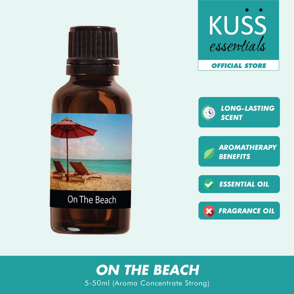 KUSS ESSENTIAL Aroma Essential Oils – On The Beach – 5ml/ 10ml/ 15ml/ 50ml