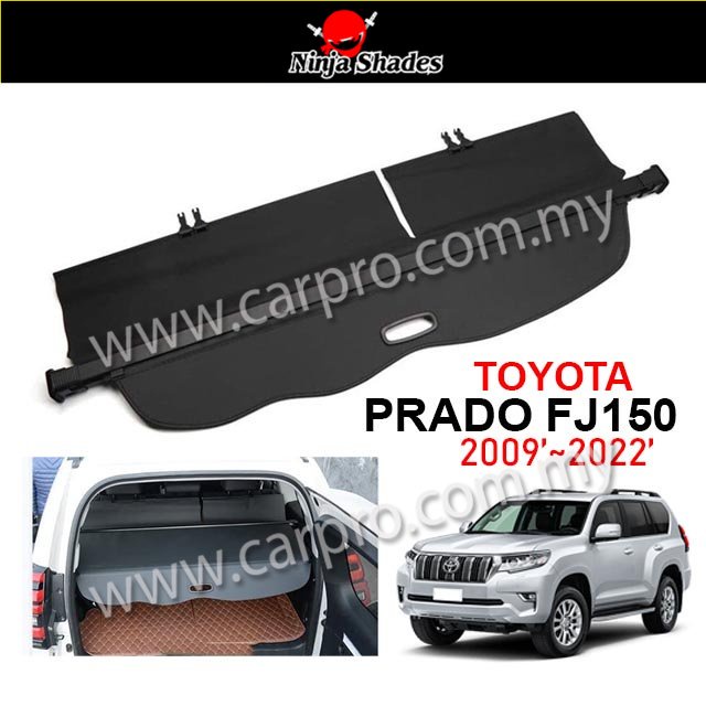 HC CARGO Toyota Land Cruiser Prado FJ150 LC150 150 2010-2021 Trunk Cargo Cover For Security Shield Rear Luggage