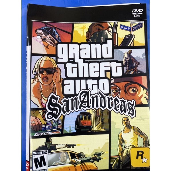 ps2 grand theft auto San Andreas (gold disc ) | Shopee Malaysia