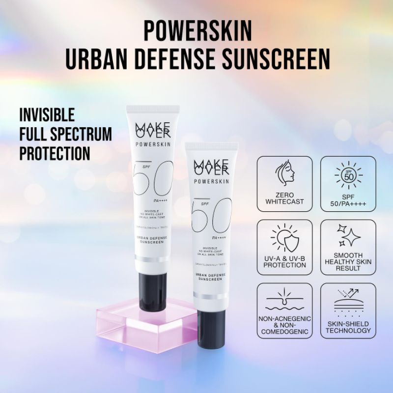 Makeover powerskin sunscreen spf 50+primer