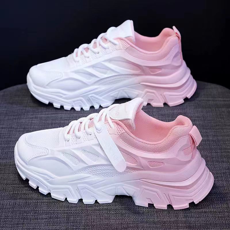 Mesh Casual Summer Running Shoes Versatile ThickSoled 2023 Gradient