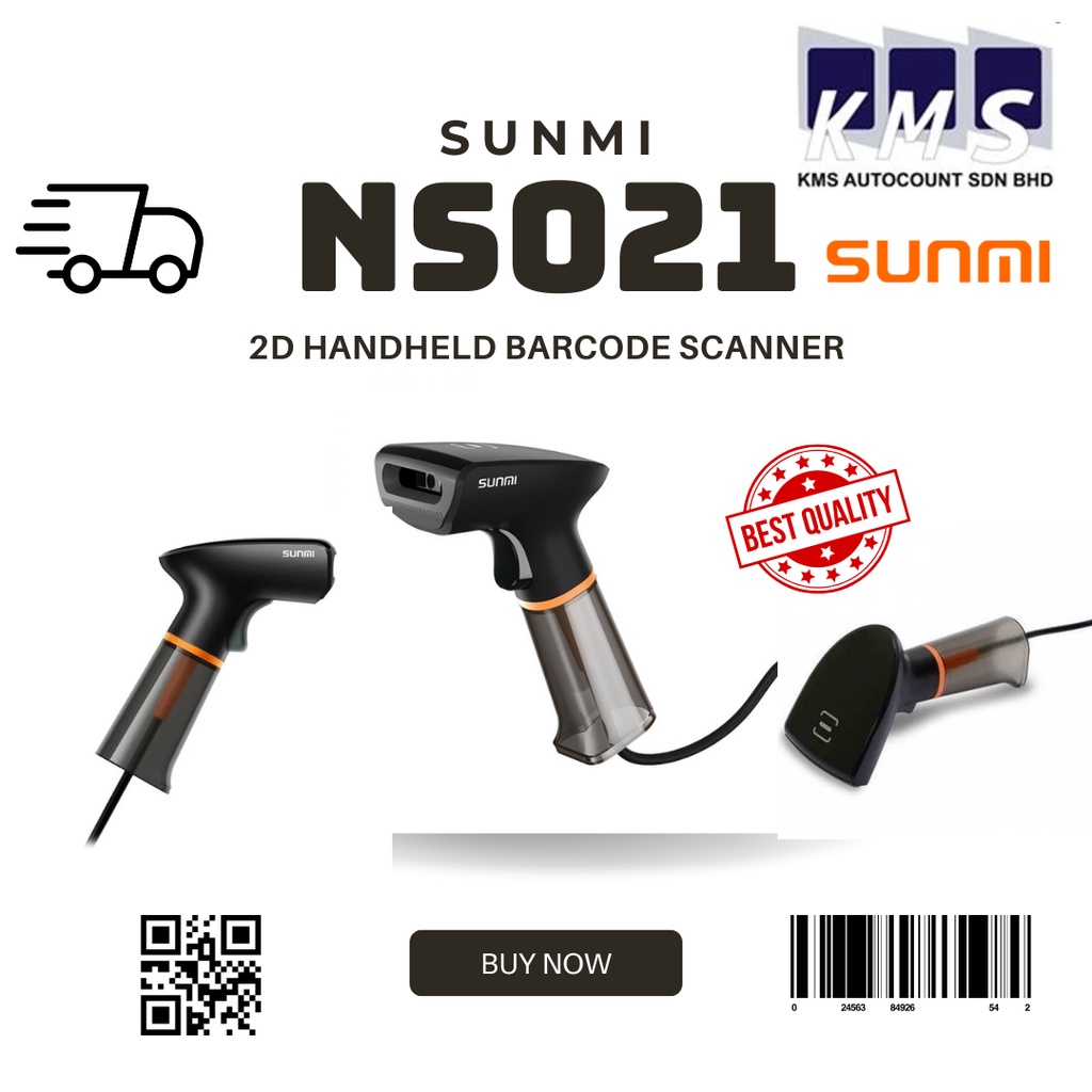 Sunmi NS021 2D Handheld Barcode Scanner | Shopee Malaysia