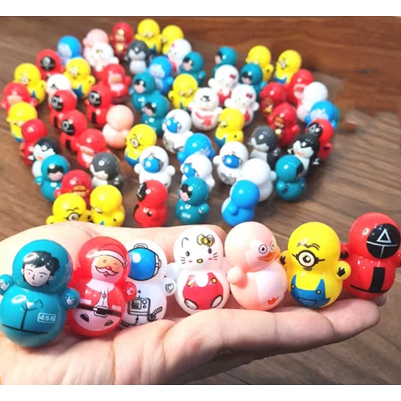 Turn over a cute toy, squid game, Doraemon, minion, old Noel, magic