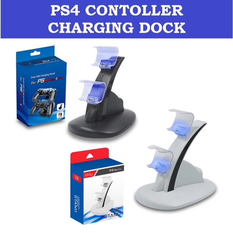 Sony PS4 Controller LED Dual Charging Dock USB Charger Stand Station