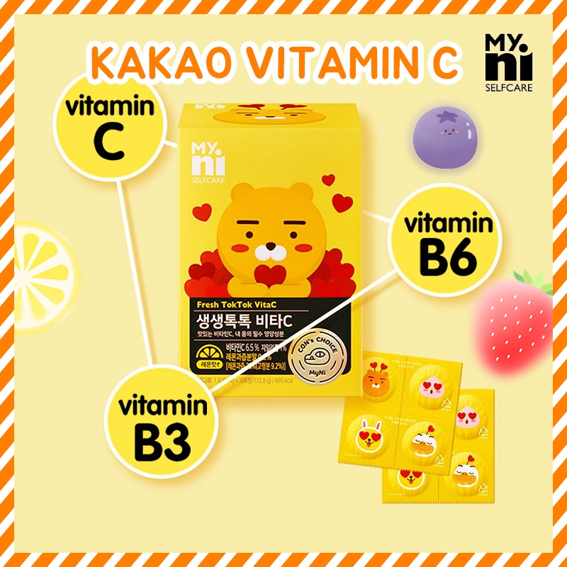 [ILDONG KAKAO] MYNI Fresh TokTok Vita C 108 Tablets / Chewable Vitamin