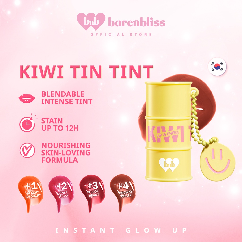 BNB barenbliss Kiwi Tin Tint Lip & Cheek Lasting up to 12H 2.5g