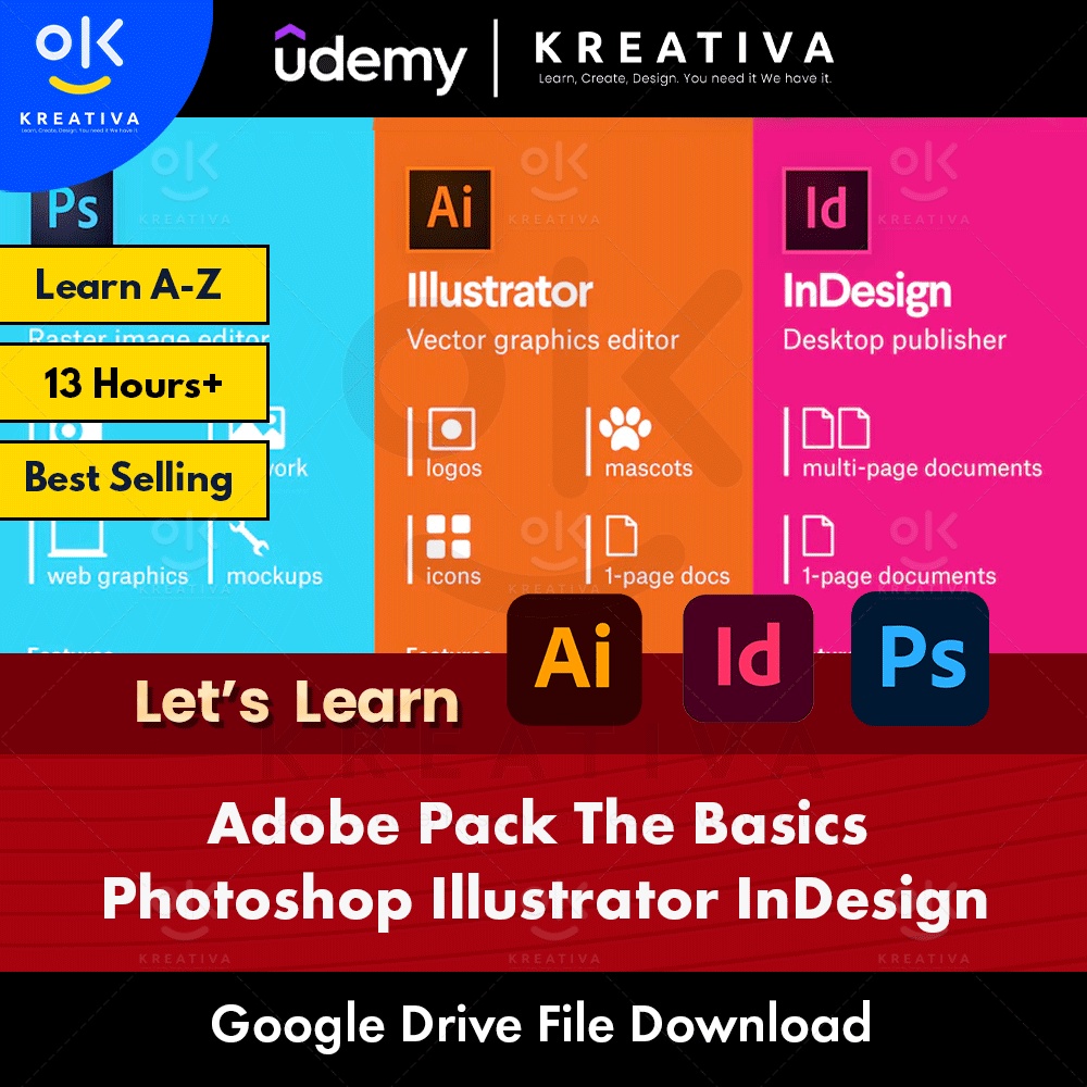 Video CourseAdobe Pack the Basics Illustrator Indesign