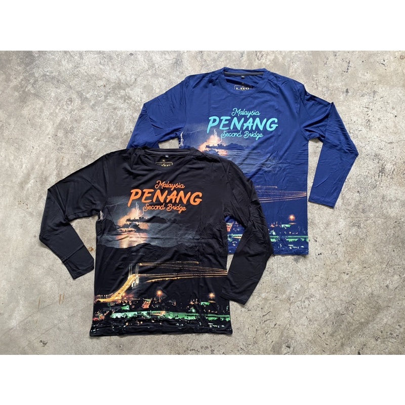 🆕NEW ARRIVAL🆕 🔥HOT SALE🔥⚡Ready Stock⚡  Baju t-shirt Penang (long sleeve)Street Art or Penang