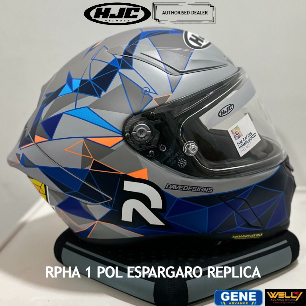 HJC RPHA 1 Pol Espargaro Replica Sport Racing Helmet 100 Original From