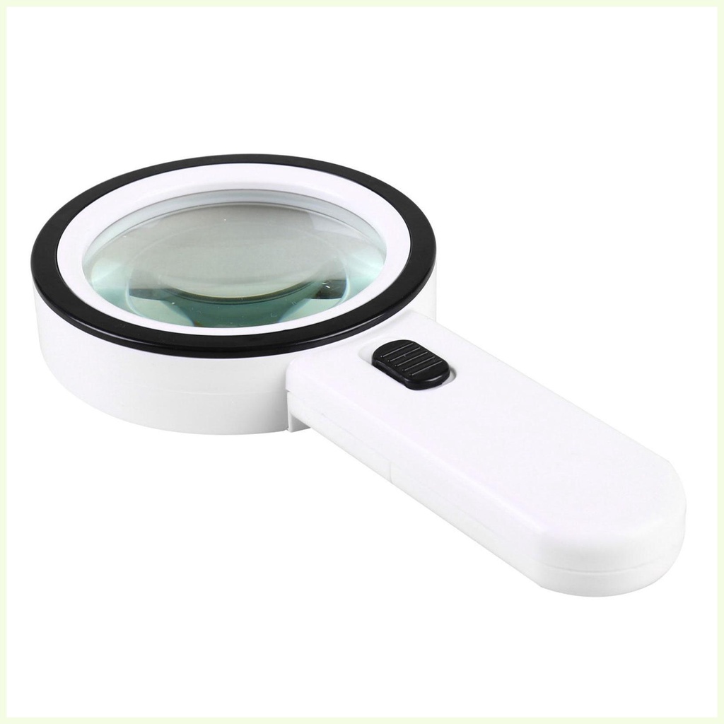 Magnifying Glasses 30X Handheld 12 LED Magnifier With Light Illuminated