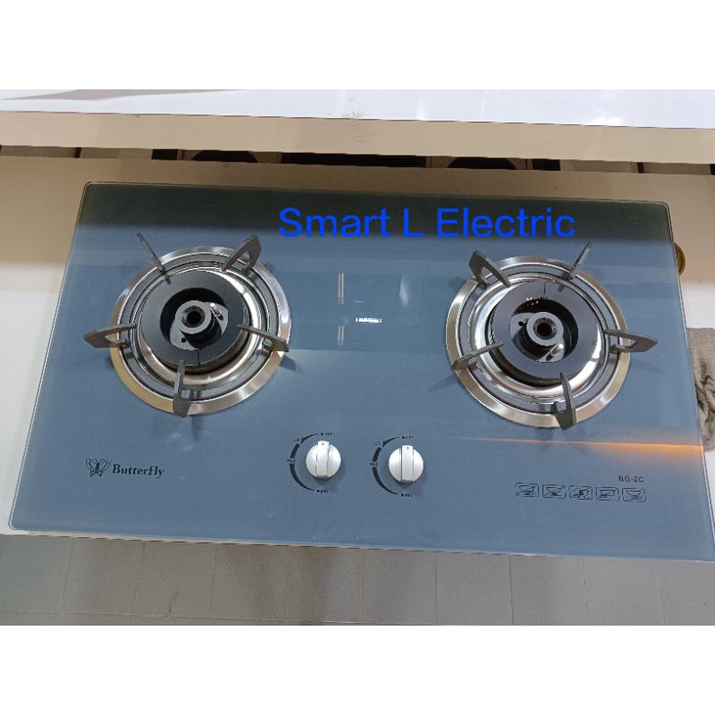 (Offer!!!) BG2C 2 Burner Glass Hob Gas Stove Shopee Malaysia