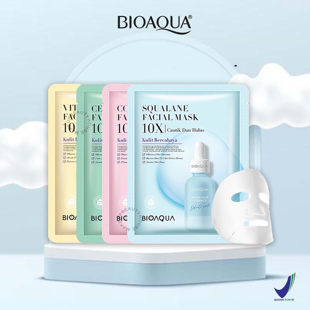 Bioaqua 10X Essence Sheet Mask (NEW) BIOAQUA 10X The Effect Facial Mask ...