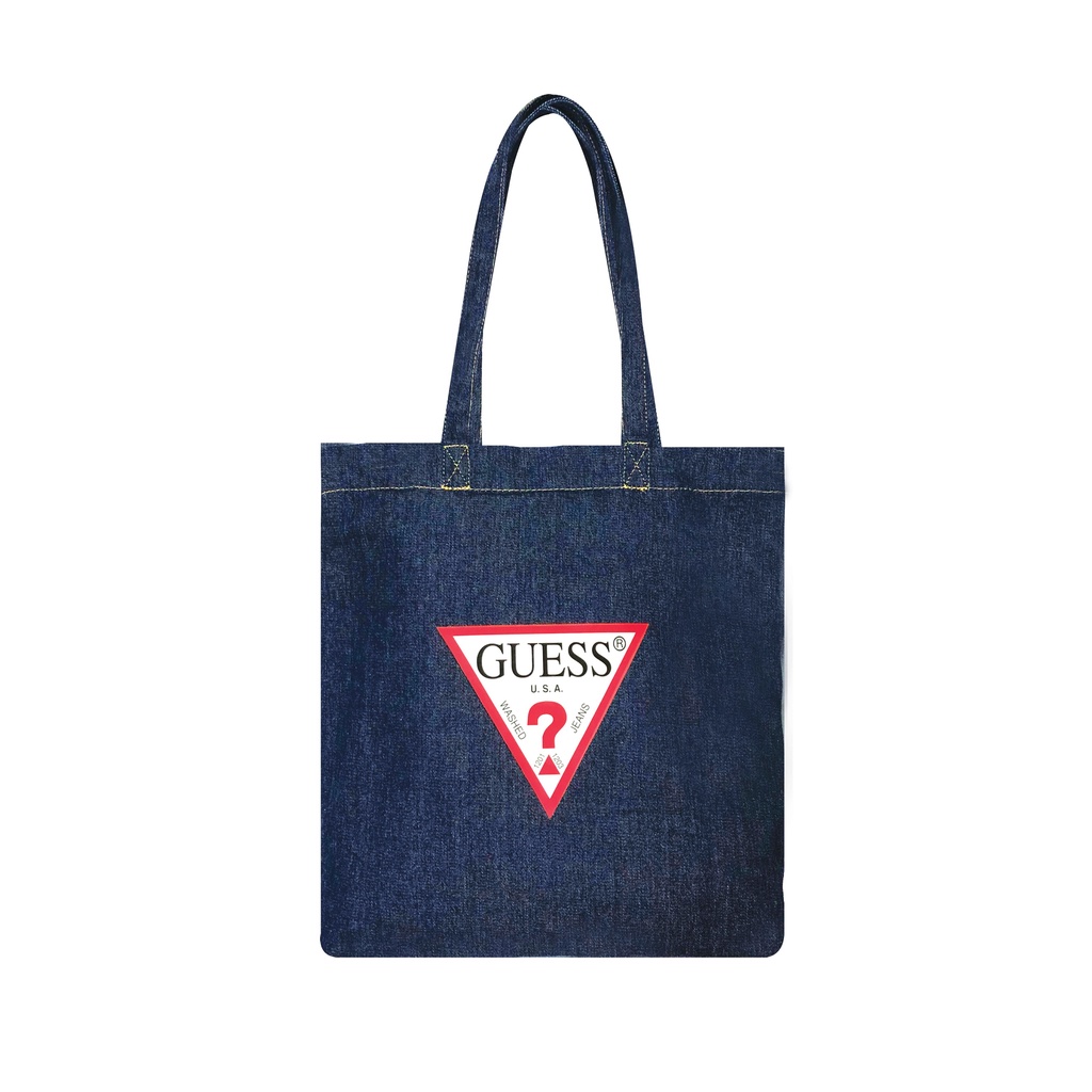 GWP GUESS Denim Tote Bag Shopee Malaysia