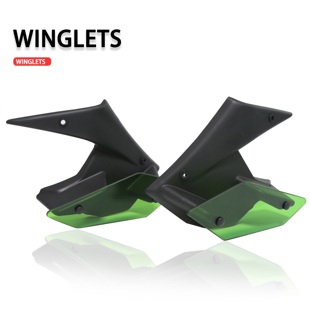 Z Motorcycle Parts Side Downforce Naked Spoilers Winglet Fixed Wing Winglet