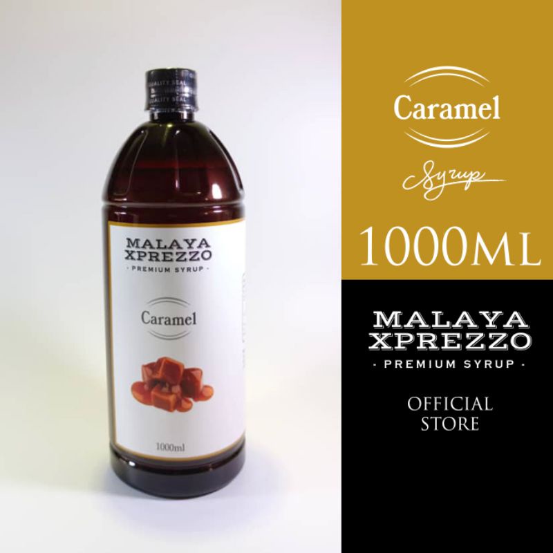 MALAYA XPREZZO Premium CARAMEL, HAZELNUT, VANILLA, SALTED CARAMEL, TOFFEE NUT, STRAWBERRY, BUTTERSCOTCH Syrup 1000ml