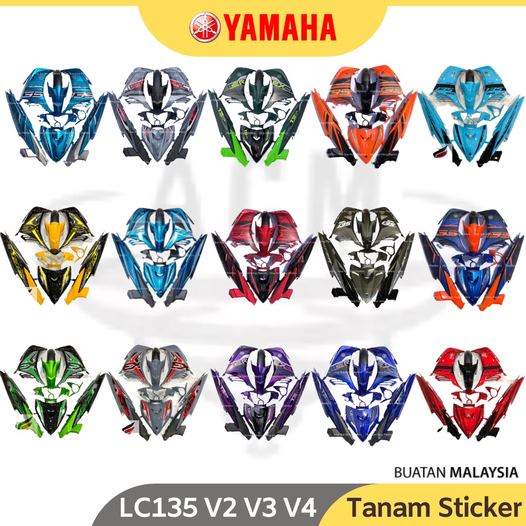 YAMAHA 135LC V2 V3 V4 Four King Exciter Thai Sniper GP Body Cover Set