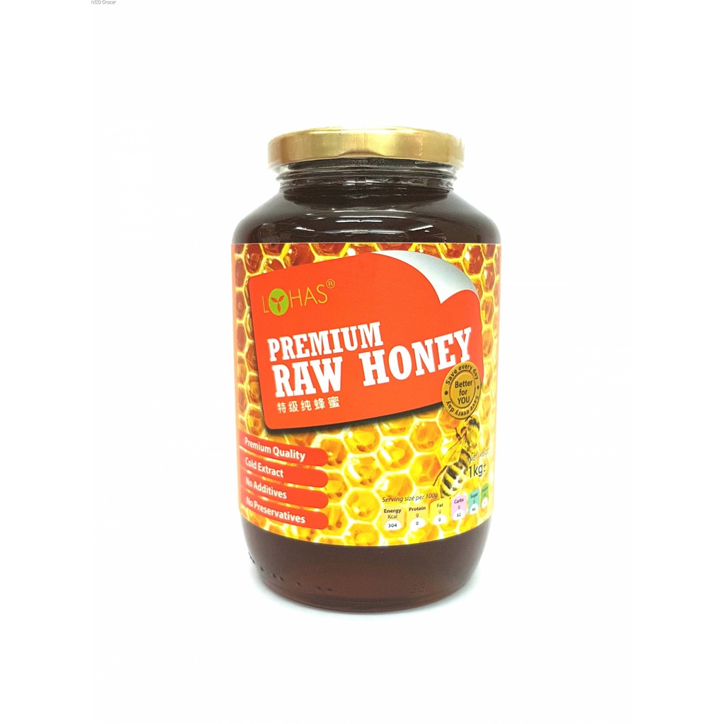 [Ready Stock] Lohas Premium Raw Honey 1KG | Shopee Malaysia