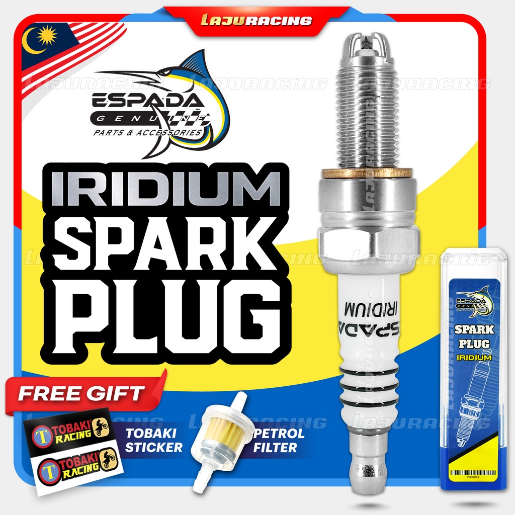ESPADA RACING Spark Plug Iridium Super3 LC135 Y15ZR VF3i WAVE125 ALPHA