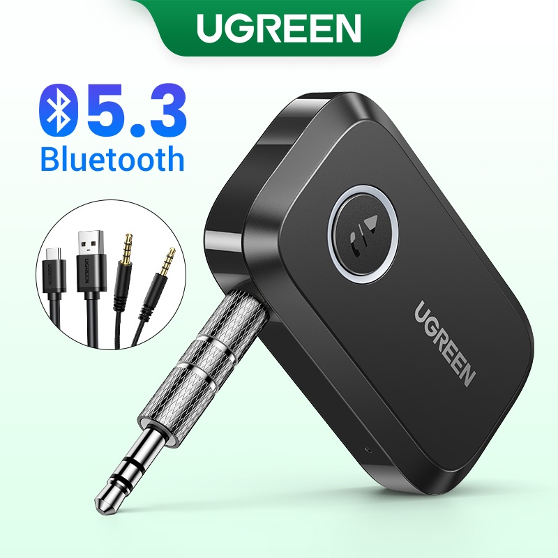 UGREEN Bluetooth 5.3 Receiver Car Adapter Portable Wireless Audio