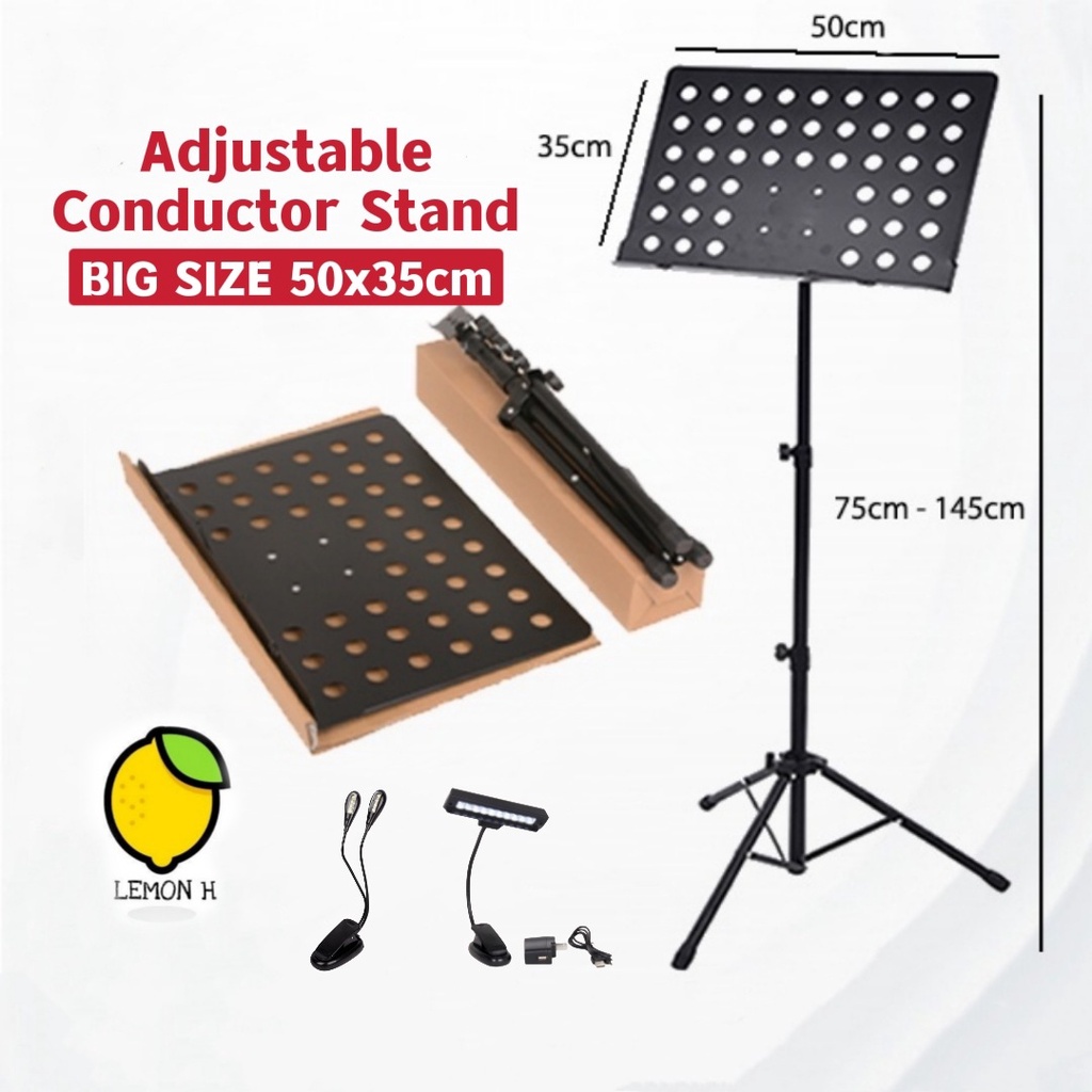 【MSIA READY STOCK】Al-Quran Music Stand Menu Stand with LED Light