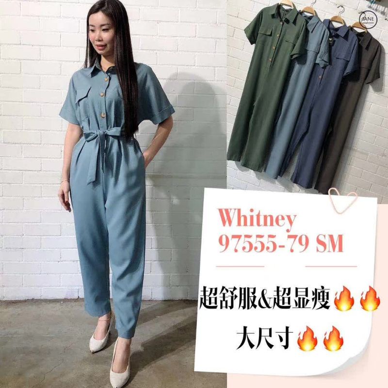 97555 whitney 超舒服显瘦连体裤 jumpsuit