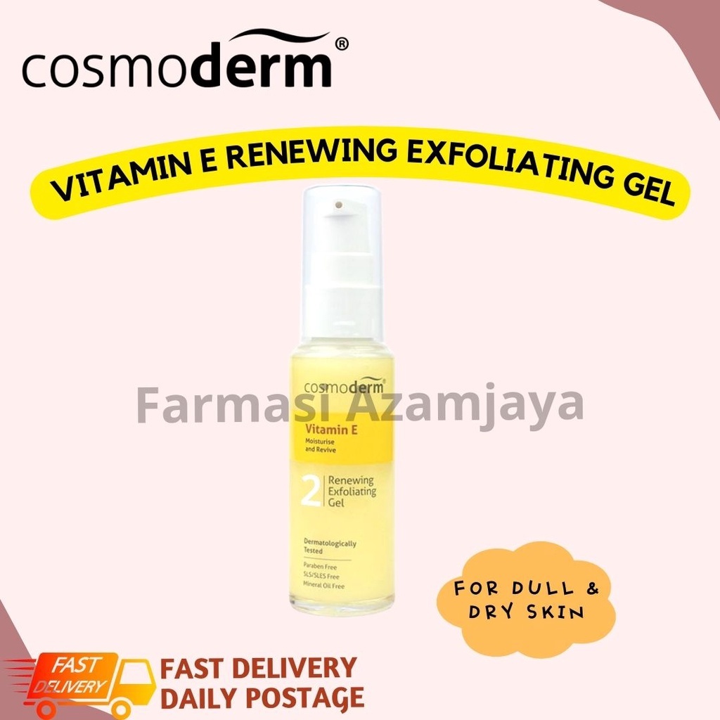 COSMODERM VITAMIN E RENEWING EXFOLIATING GEL 30ML Shopee Malaysia