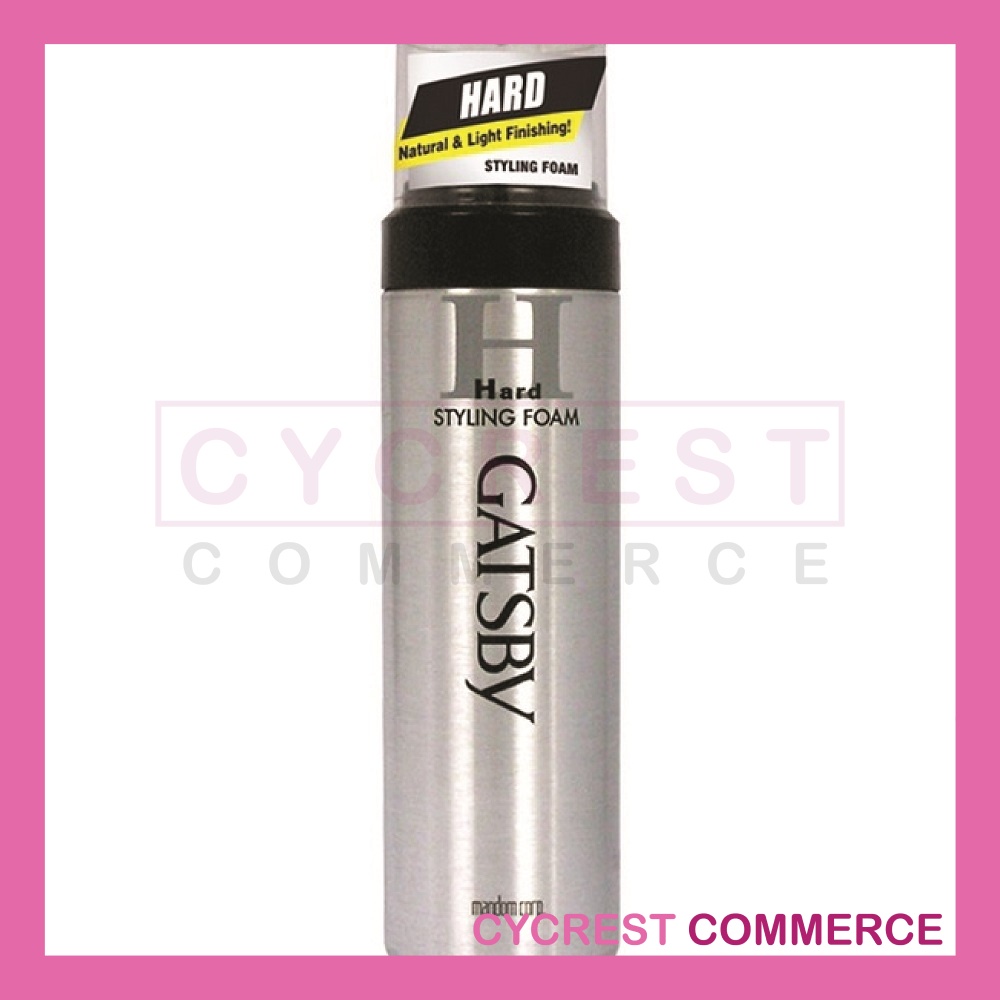 Gatsby Hard Styling Foam (185g) Shopee Malaysia