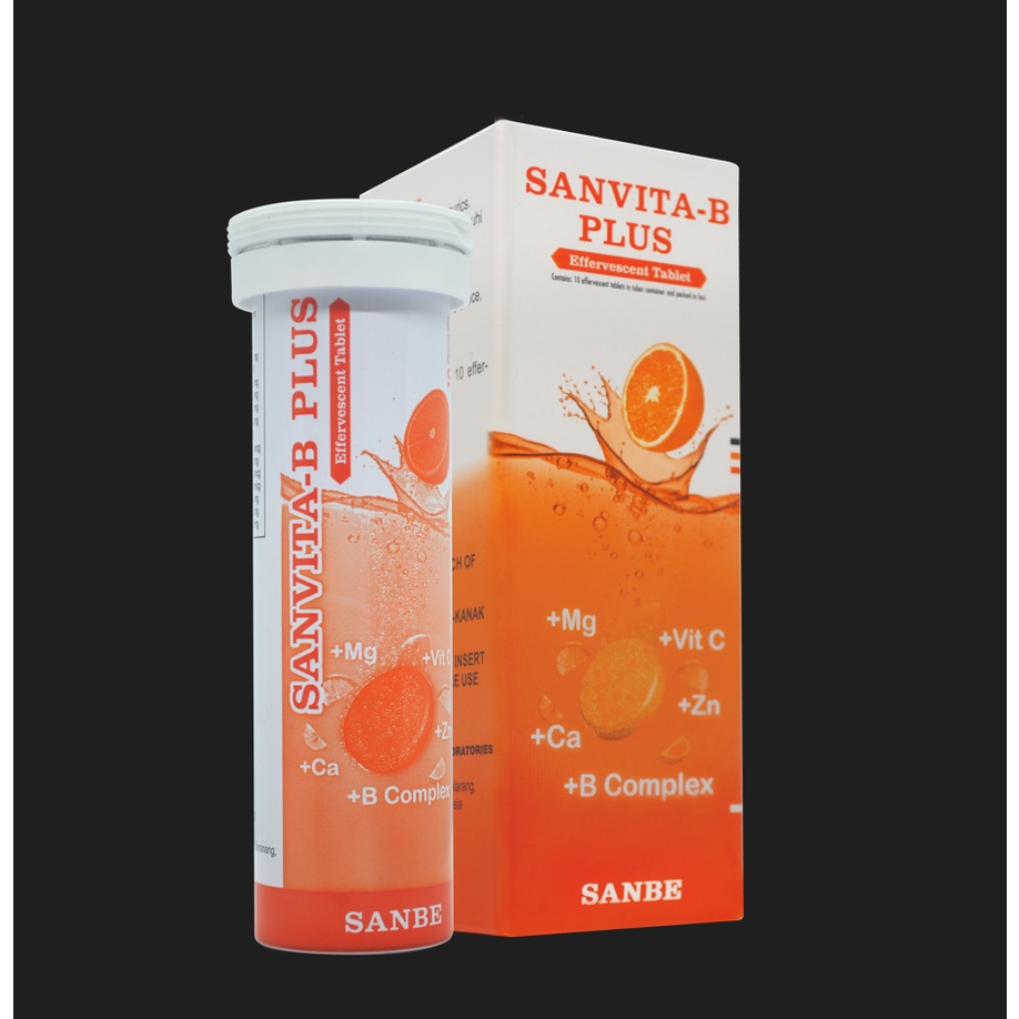 Sanvita B-Plus Effervescent Tablets (10 Tablets) | Shopee Malaysia