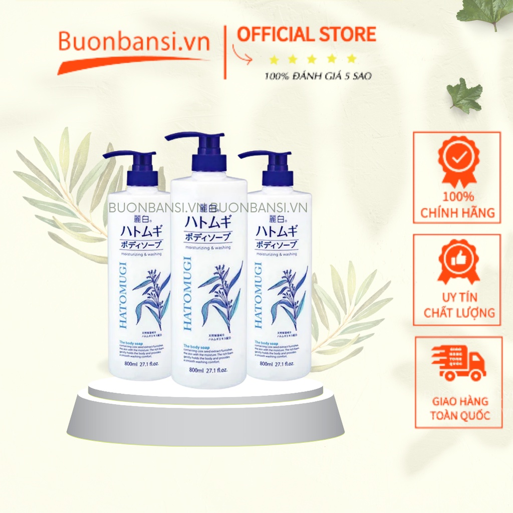 Hatomugi The Body Soap 800ml Japan Shopee Malaysia