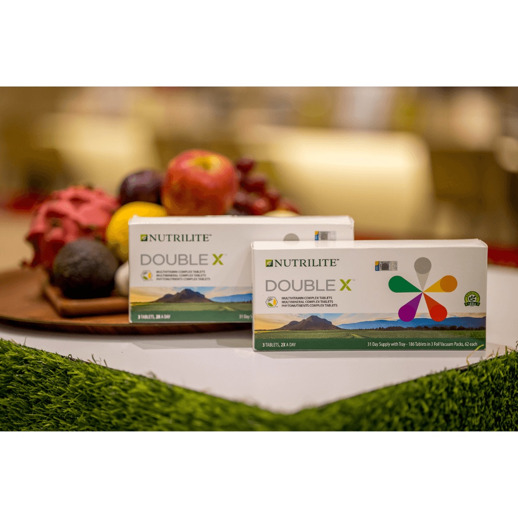 NEW! Amway Nutrilite Double X Multivitamin (with Tray / Refill Pack