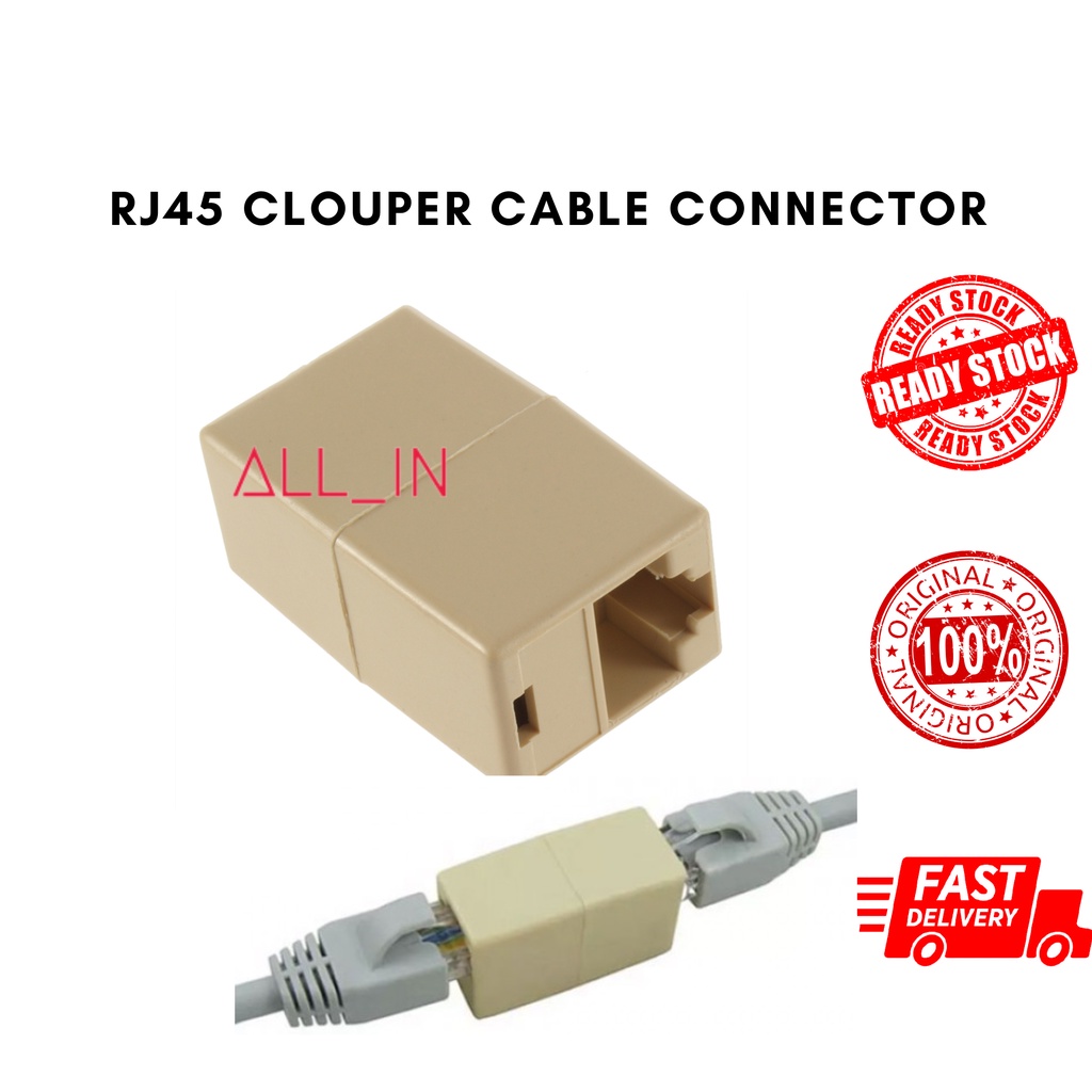 Network Cable Connector / RJ45 Cable Connector / Cable