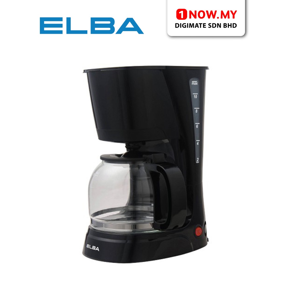 ELBA 1.25L Coffee Maker Machine ECM-D1280(BK) Coffee Drip Nescafe Mesin Kopi 咖啡机