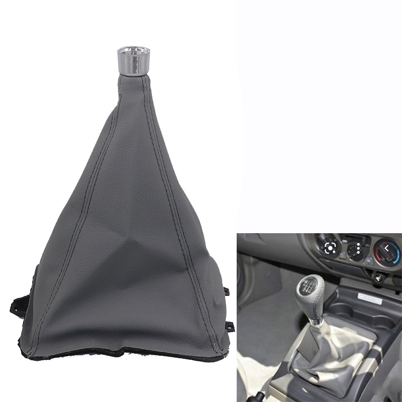 Manual Car Gear Shift Knob Boot Cover Gaiter Lever Shifter Handle Stick
