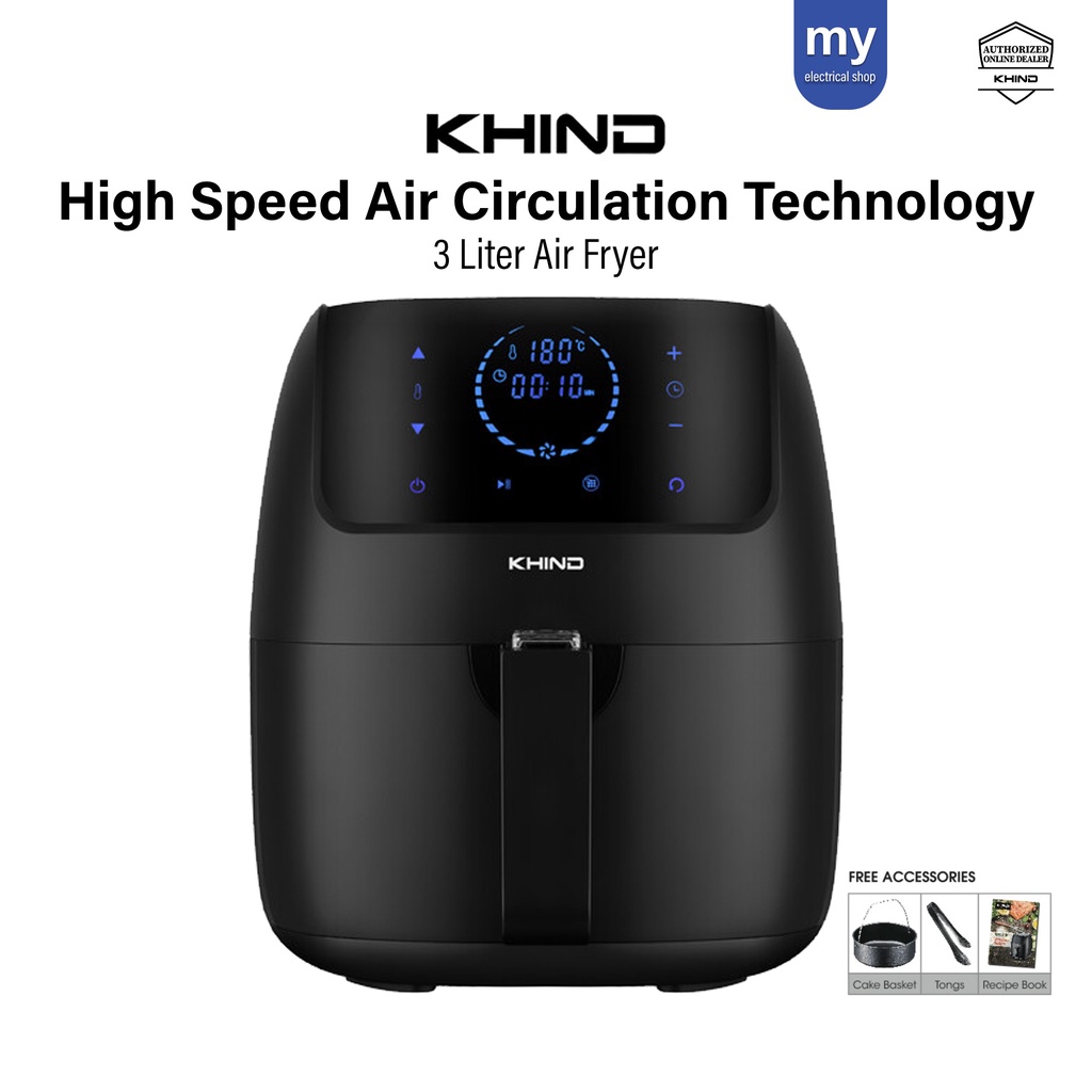 Khind Digital Air Fryer ARF3000 AirFryer Shopee Malaysia