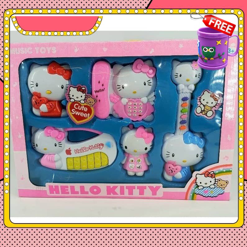 FREE GIFT Hello Kitty Play Set 5-piece Set with Lights, Music