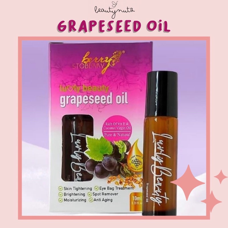 Luvly Beauty Grapeseed Oil 10ml [Ready Stock Sabah + Free Gift] Shopee Malaysia